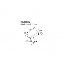 Жало паяльное d0102CDLF12 DJE