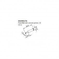 Жало паяльное d0102WDLF16 DJE