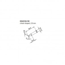 Жало паяльное d0102CDLF20 DJE