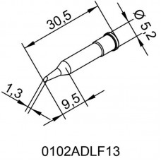 Жало паяльное 102ADLF13 для i-Tool Ersa 0102ADLF13/SB