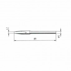 0052ND. DUR Lötspitze für 50 S, gerade, meißelförmig, 4,1 mm, Ersa