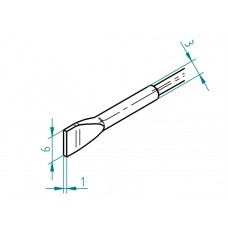 Насадки 462FDLF060 для Chip Tool VARIO, пара Ersa 0462FDLF060/SB