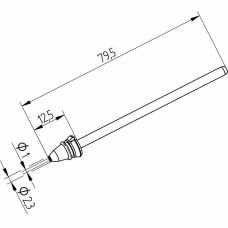 Наконечник 0742ED1023H Ersa