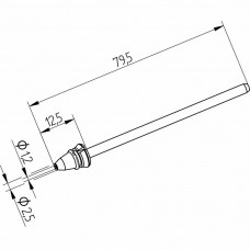 Наконечник 0742ED1225H Ersa