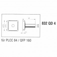 0832QD4. Lötspitze, für PLCC84 / QFP160 Ersa