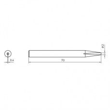Паяльное жало Weller SPI40 224 (10 штук)