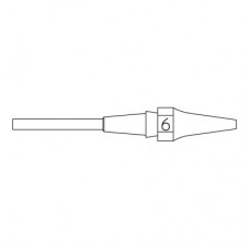 Насадка для выпайки и удаления припоя Weller XDS 6 (10 штук), внутренний диаметр 0,7 мм, внешний диаметр 1,9 мм