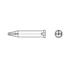 Паяльное жало Weller XTR E (10 штук) с защитой от скручивания в форме резца 5,9x1,2 мм