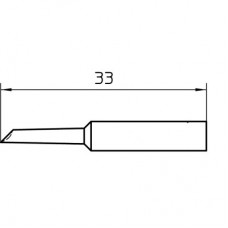 Паяльное жало Weller XNT GW1 (10 штук), 2,0 мм, 33 мм