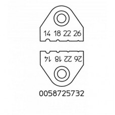 Набор ножей для термопинцета Weller AWG 14, 18, 22, 26